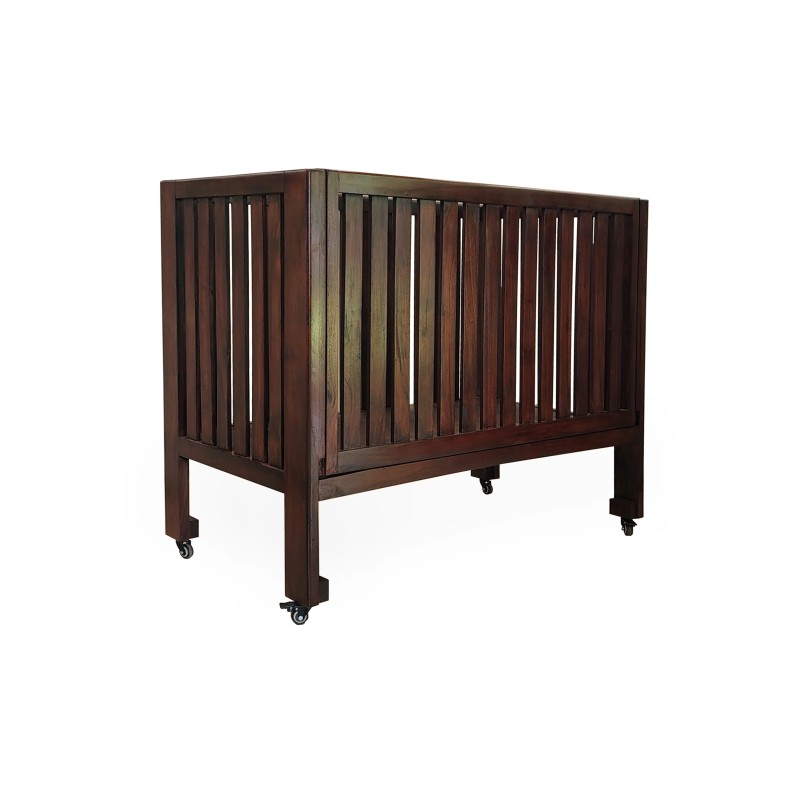 Bedside baby crib made of wood for sale in lahore Baby cot design with best price.