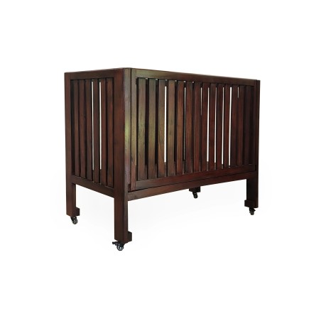 Bedside baby crib made of wood for sale in lahore Baby cot design with best price.
