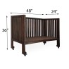 Bedside baby crib made of wood for sale in lahore Baby cot design with best price.