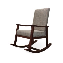 Simple and elegant wooden rocking chair perfect for your bedroom, living room, or balcony Available in Lahore at the best price.