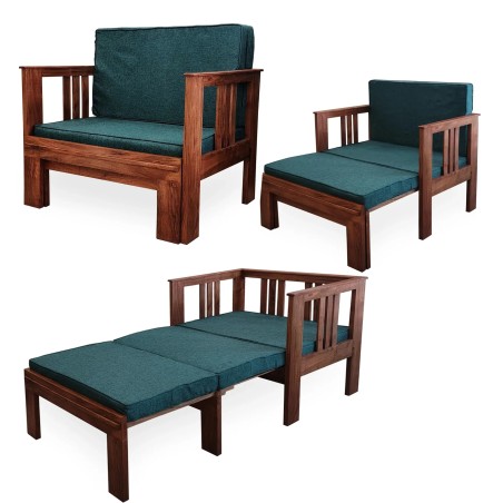 Stylish Sliding Day Bed for sale in Lahore, Pakistan – crafted from premium quality wood and designed as a modern Sofa Cum Bed.
