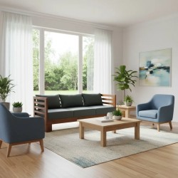 3 seater sofa set for sale at best price latest design in Lahore pure wooden