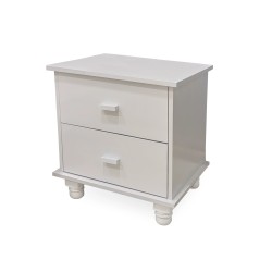 Stylish King Size Double Beds in Lahore – Pure Wood White Beds with Deco Paint at Affordable Prices