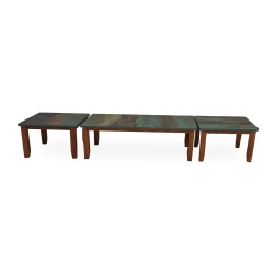 Center table set for sale in Lahore, Pakistan — includes 1 Center table and 2 corner tables, available at the best price