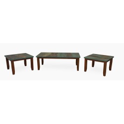 Center table set for sale in Lahore, Pakistan — includes 1 Center table and 2 corner tables, available at the best price