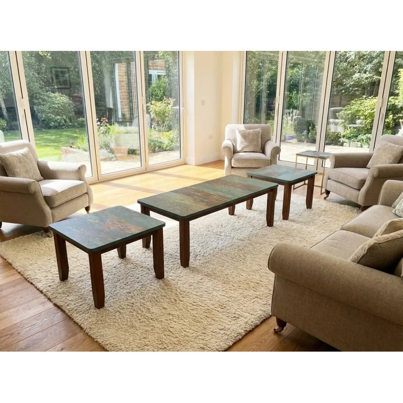 Center table set for sale in Lahore, Pakistan — includes 1 Center table and 2 corner tables, available at the best price