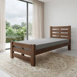 Pure Wood Single Bed — Available for Online Sale in Lahore. High Quality, Elegant Design, and Best Price