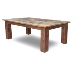 6 chairs simple heavy duty wooden dining table