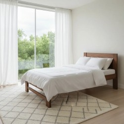 Omida Pure Solid Wood Single Bed (HD-SBD-108)