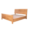 High-quality ASHBY Red Oak King Size Pure Wood Bed with 2 Side Tables