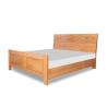 ASHBY Red Oak King Size Pure Wood Bed with Side Tables - Home Design Lahore