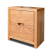 ASHBY Red Oak King Size Pure Wood Bed with Side Tables - Home Design Lahore