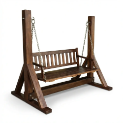 Pure solid wood 2 seater swing juhula