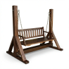 Pure solid wood 2 seater swing juhula