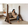 Pure solid wood 2 seater swing juhula