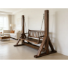 Pure solid wood 2 seater swing juhula