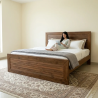 wooden double bed simple design at best price in pakistan