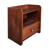 Bed side tables drawers with single and double bed design