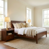 Bed side tables drawers with single and double bed design