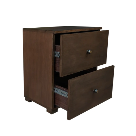 Bed side table with 2 drawers