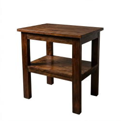 wooden bed side table