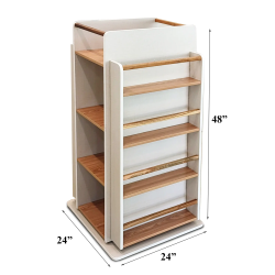 Revolving Book Rack