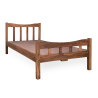 Natural Wooden color pure wood single bed for sale in Lahore.