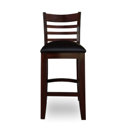 Azorin Dark Brown Ladder Cafe Chair Pure Solid Wood