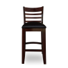 Azorin Dark Brown Ladder Cafe Chair Pure Solid Wood