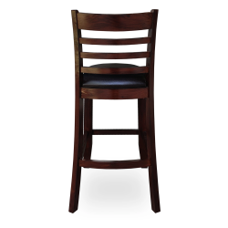 Azorin Dark Brown Ladder Cafe Chair Pure Solid Wood