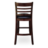 Azorin Dark Brown Ladder Cafe Chair Pure Solid Wood