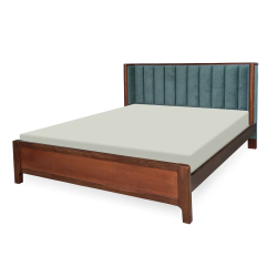 Discover a wide range of king-size solid wood double bed designs at factory prices in Lahore, Pakistan.