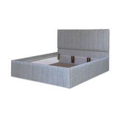 King Size Upholstered Bed Frame – Premium Double Bed | Lahore, Pakistan
