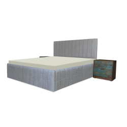 King Size Upholstered Bed Frame – Premium Double Bed | Lahore, Pakistan