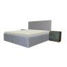 King Size Upholstered Bed Frame – Premium Double Bed | Lahore, Pakistan