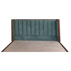 Discover a wide range of king-size solid wood double bed designs at factory prices in Lahore, Pakistan.