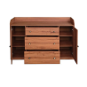Modern Wooden Chest of Drawers with 3 Drawers & 2 Door Storage Cabinet –  Lahore, Pakistan