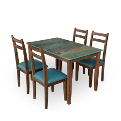 4 person wooden dining table for sale at best price in lahore modern simple design