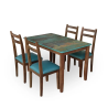 4 person wooden dining table for sale at best price in lahore modern simple design