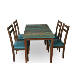 4 person wooden dining table for sale at best price in lahore modern simple design