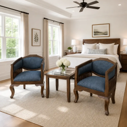 Gorda Drawing Room Chairs with Centre Table | Home Design Lahore