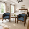 Gorda Drawing Room Chairs with Centre Table | Home Design Lahore
