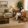 Sakoura Pure Wooden Swing Jhula for Outdoor & Indoor | Home Design Lahore