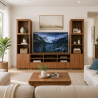 Media Wall Cabinet LED Console | TV Unit - Home Design Lahore