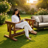 Sakoura Pure Wooden Swing Jhula for Outdoor & Indoor | Home Design Lahore
