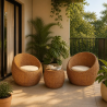 Elegant 2-Piece Rattan Chair Set with Center Table | Lahore, Pakistan
