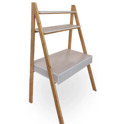 Modern Wooden Computer Table with Drawer & Shelves | Home Office Desk in Lahore, Pakistan