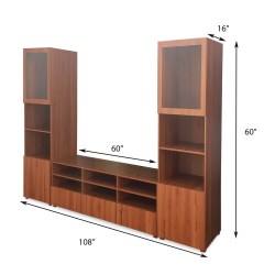 Media Wall Cabinet LED Console | TV Unit - Home Design Lahore