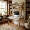 Modern Wooden Computer Table with Drawer & Shelves | Home Office Desk in Lahore, Pakistan