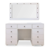 Modern White Dressing Table with Mirror & 9 Drawers | Home Design Lahore Pakistan